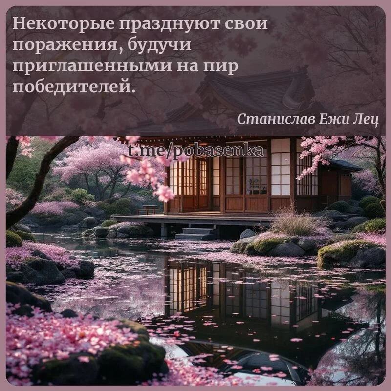 «Некоторые празднуют свои поражения, будучи приглашенными на пир...» height="550" width="550"