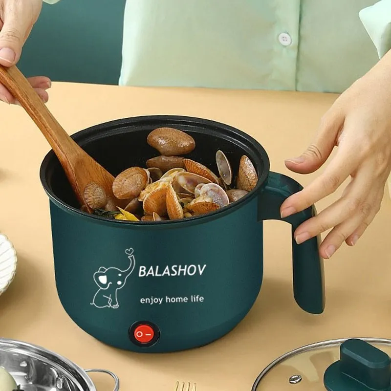 Миниатюрная многофункциональная электрическая кастрюля с пароваркой Balashov