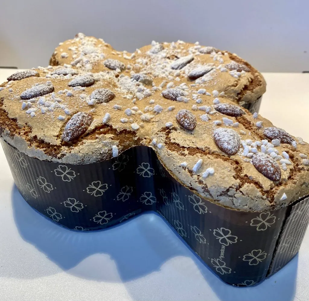 Кулич по рецепту пасхальной итальянской коломбы