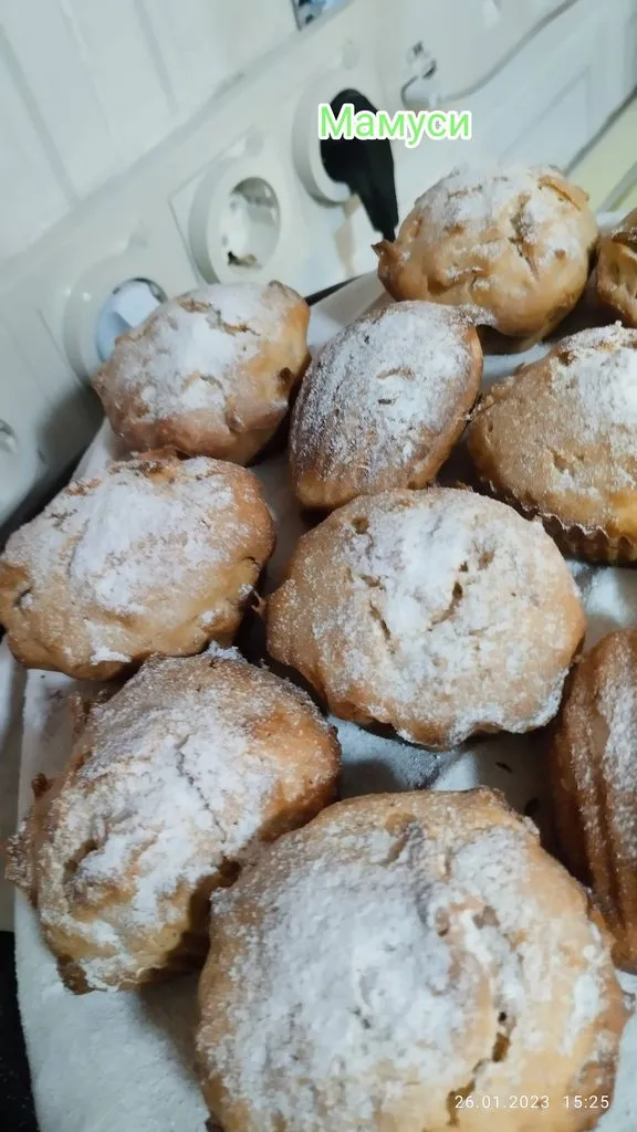 Яблочные маффины с штрейзельной шапочкой