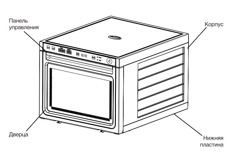 Сушилка для фруктов и овощей Hyundai HYDF-6034
