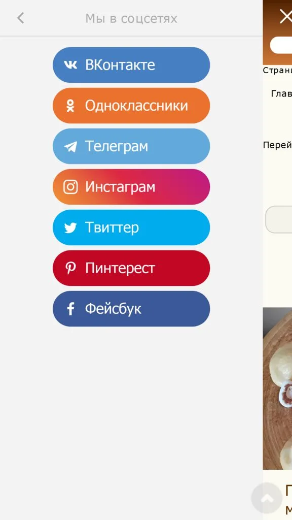 «Приложение» - мобильный дизайн сайта