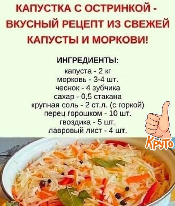 Кулинарная инфографика  в рецептах
