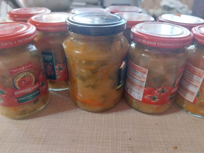 Салат из огурцов