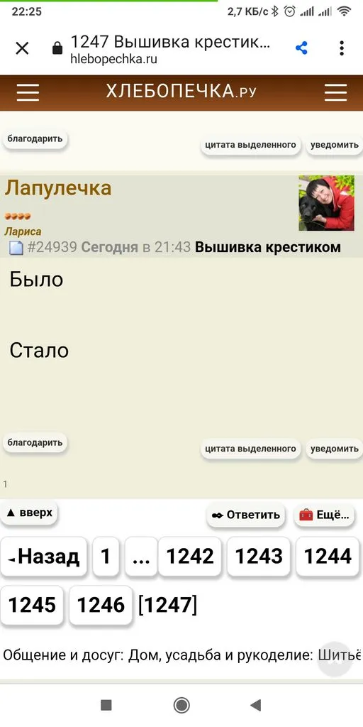 Вышивка крестиком