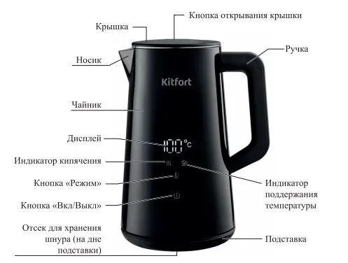 Чайник Kitfort КТ-6186