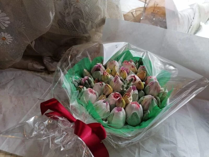 Зефирные букеты и композиции