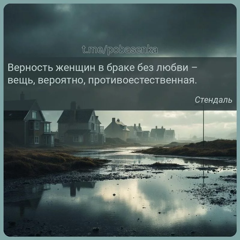 «Верность женщин в браке без любви вещь, вероятно,...» height="550" width="550"