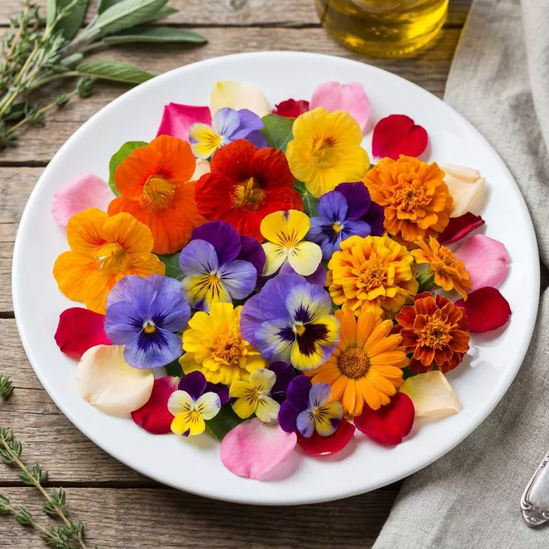 Цветочная кулинария