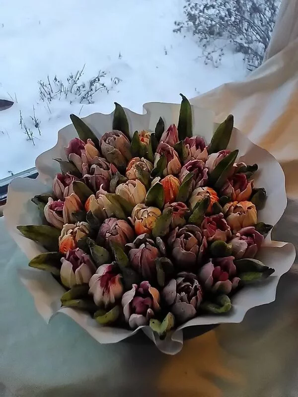 Зефирные букеты и композиции