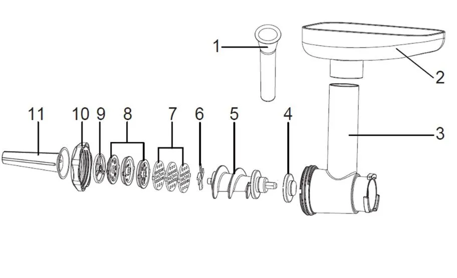 Кухонный комбайн 2 в1 Maunfeld MF-425BL
