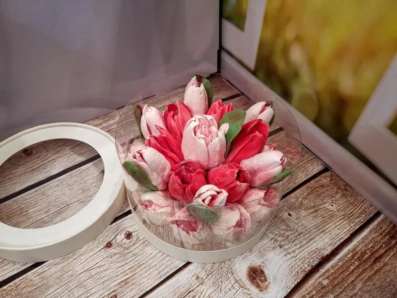 Зефирные букеты и композиции