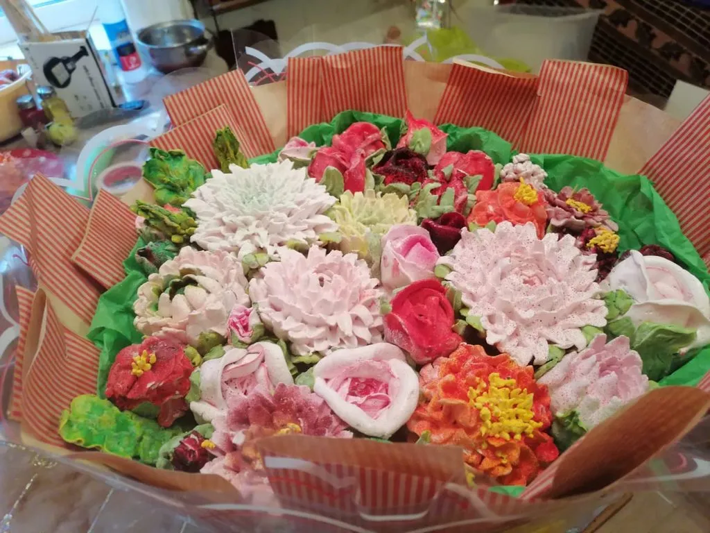 Зефирные букеты и композиции