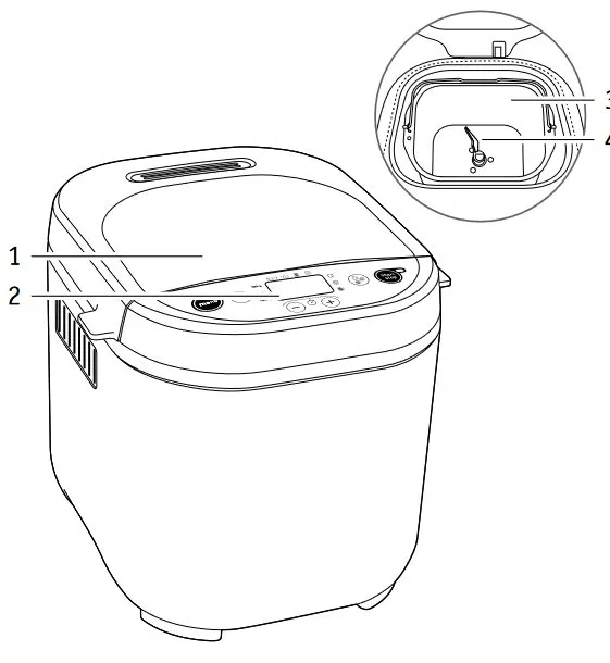 Хлебопечка Moulinex PainPlaisir OW220830