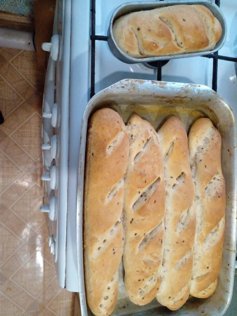 Пирожки из теста с овсяными хлопьями и ржаной мукой