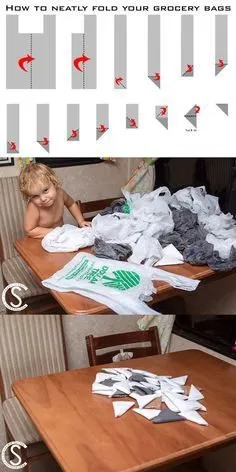 Как дома хранить пакеты