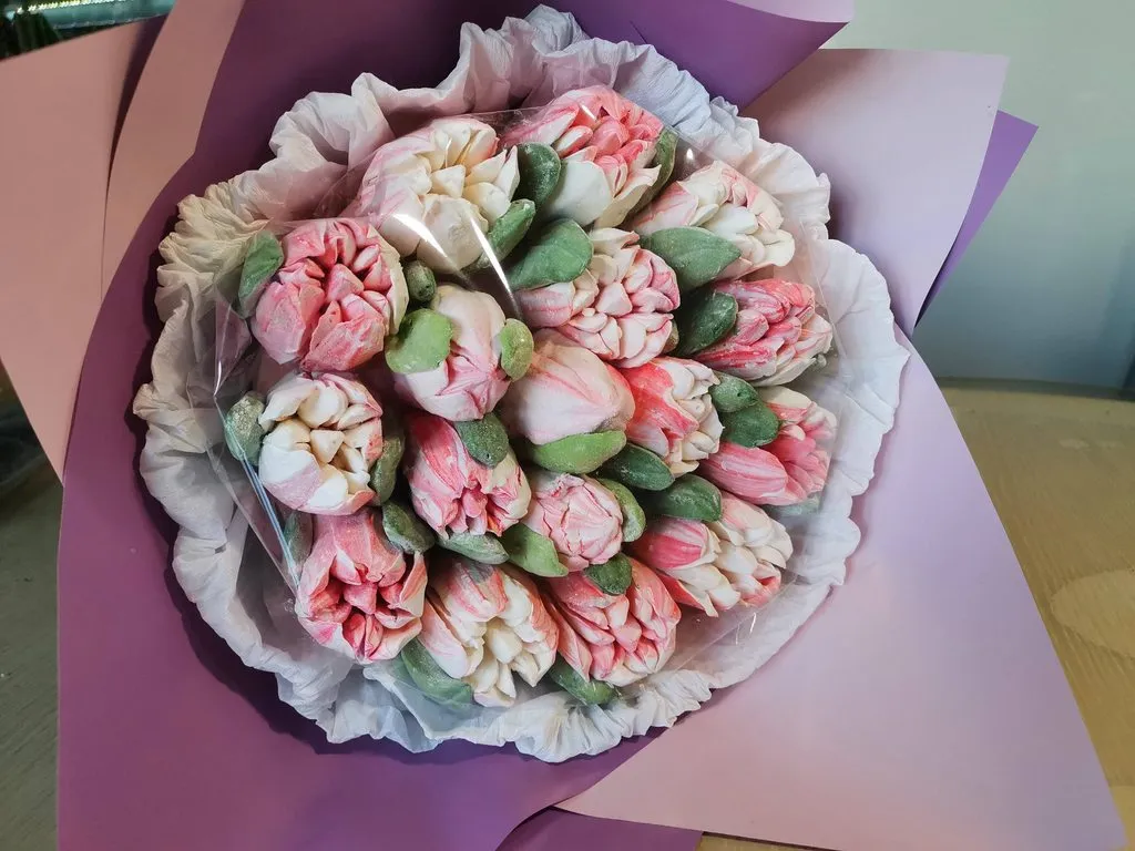 Зефирные букеты и композиции