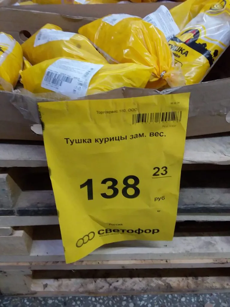 Покупки в магазинах экономкласса типа Светофор или Фикс Прайс