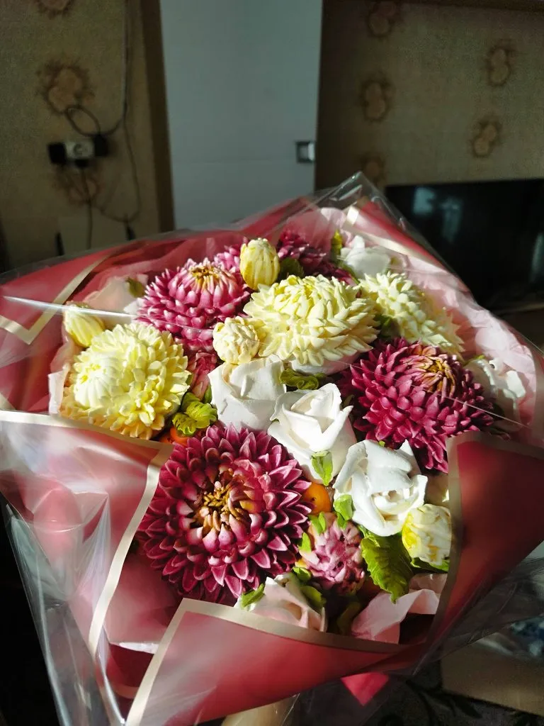 Зефирные букеты и композиции