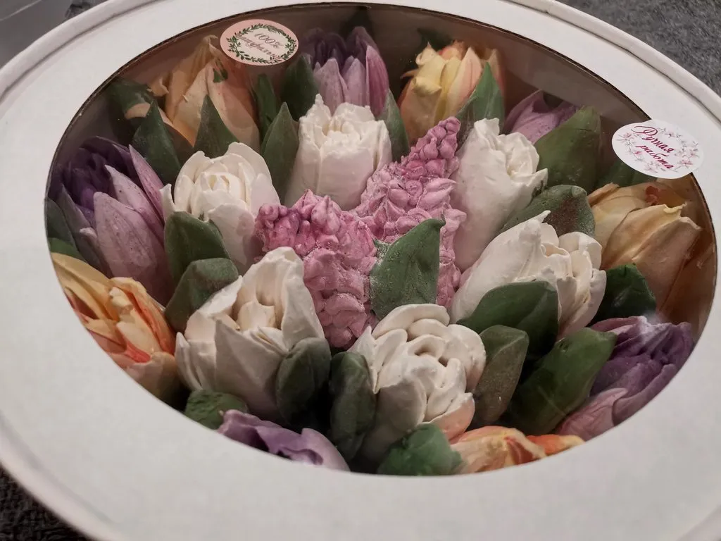 Зефирные букеты и композиции