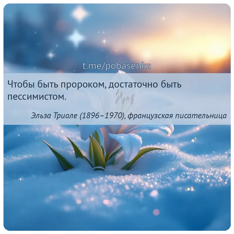 «Чтобы быть пророком, достаточно быть...» height="550" width="550"
