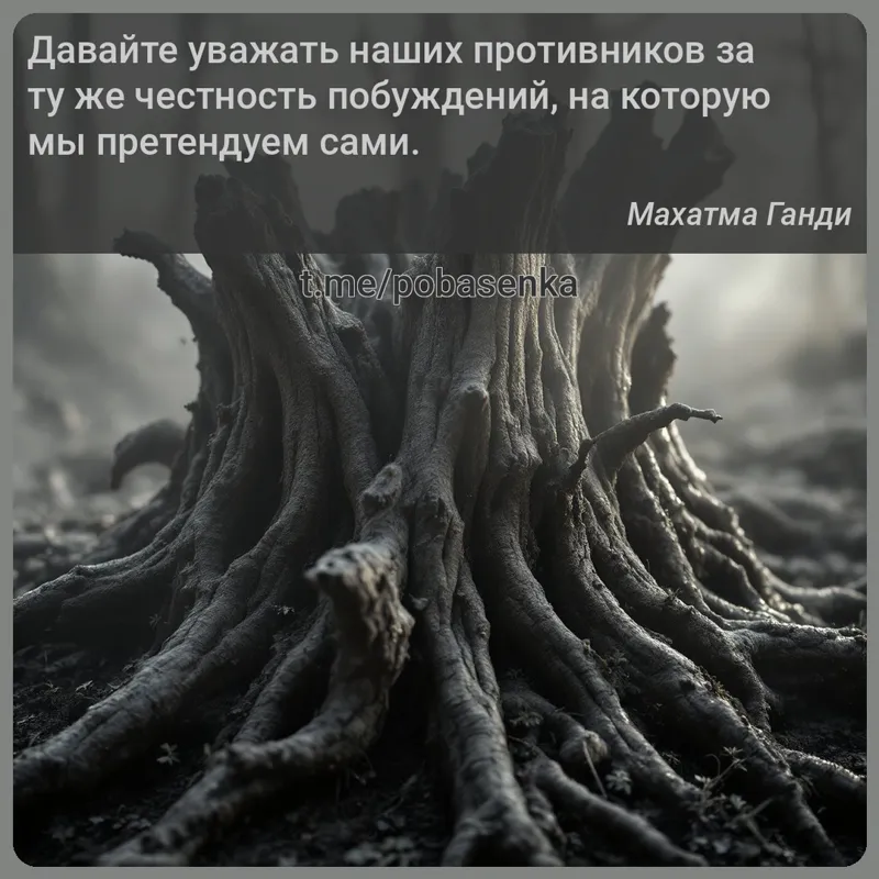 «Давайте уважать наших противников за ту же честность побуждений, на которую мы претендуем...» height="550" width="550"