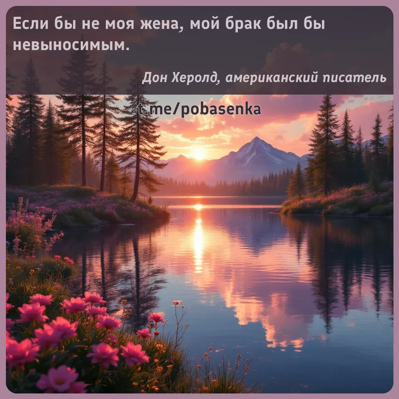 «Если бы не моя жена, мой брак был бы...» height="550" width="550"