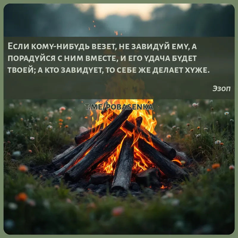 «Если кому нибудь везет, не завидуй ему, а порадуйся с ним вместе, и его удача будет твоей; а кто завидует, то себе же делает...» height="550" width="550"