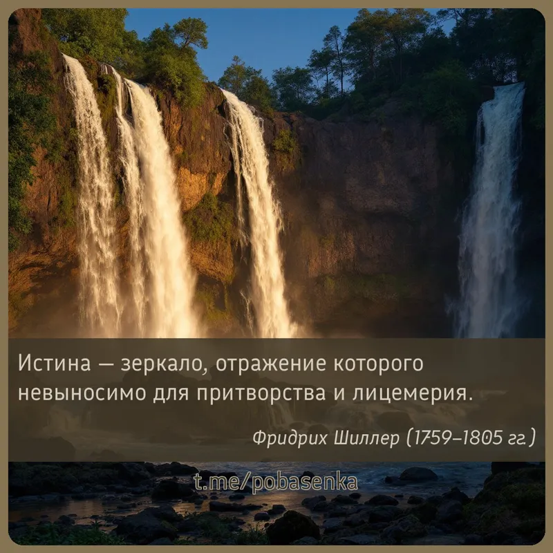 «Истина — зеркало, отражение которого невыносимо для притворства и...» height="550" width="550"