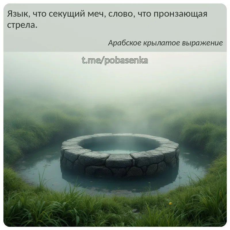 «Язык, что секущий меч, слово, что пронзающая...» height="550" width="550"