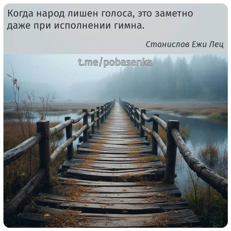 «Когда народ лишен голоса, это заметно даже при исполнении...» height="550" width="550"