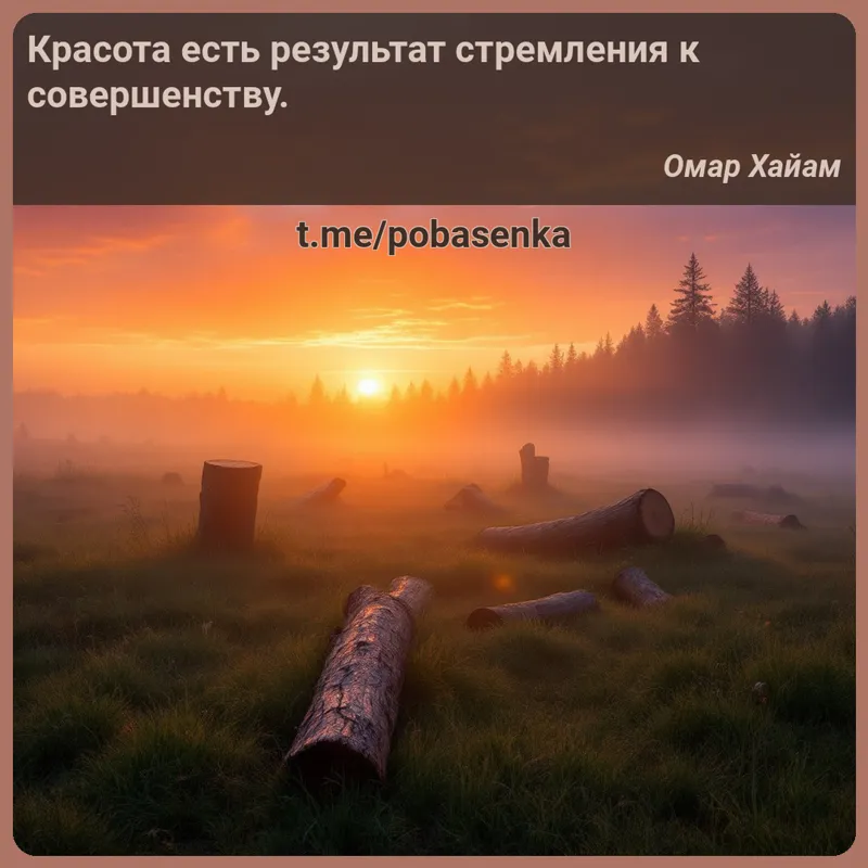 «Красота есть результат стремления к...» height="550" width="550"