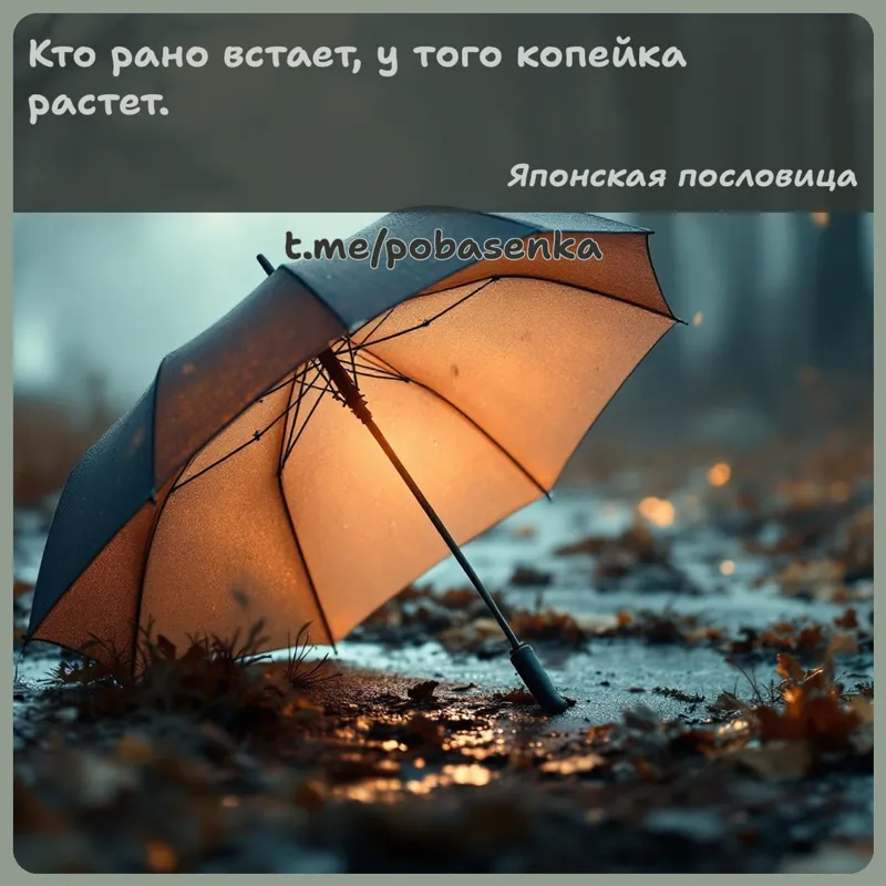 «Кто рано встает, у того копейка...» height="550" width="550"