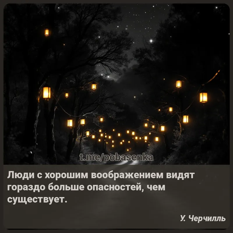 «Люди с хорошим воображением видят гораздо больше опасностей, чем...» height="550" width="550"