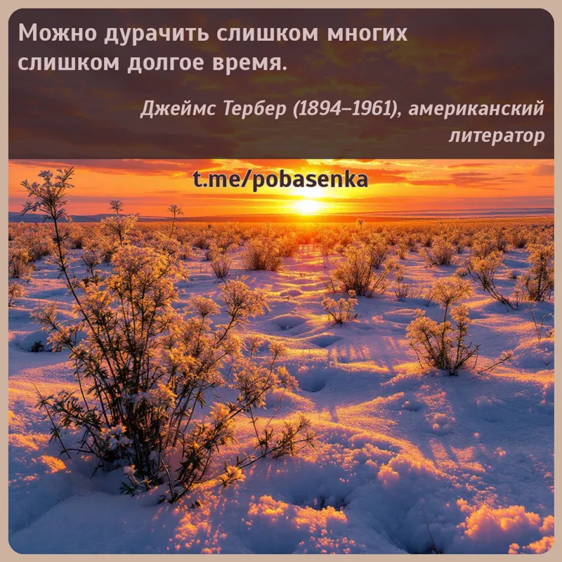 «Можно дурачить слишком многих слишком долгое...» height="550" width="550"