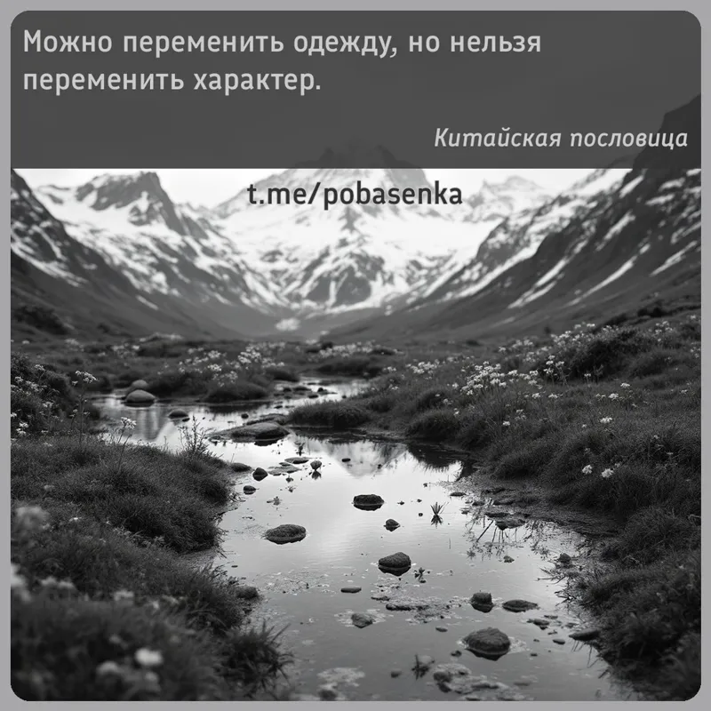 «Можно переменить одежду, но нельзя переменить...» height="550" width="550"