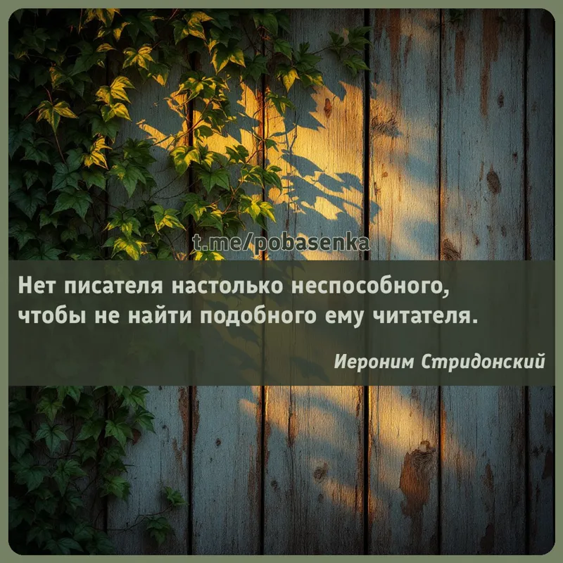 «Нет писателя настолько неспособного, чтобы не найти подобного ему...» height="550" width="550"