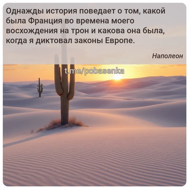 «Однажды история поведает о том, какой была Франция во времена моего восхождения на трон и какова она была, когда я диктовал...» height="550" width="550"