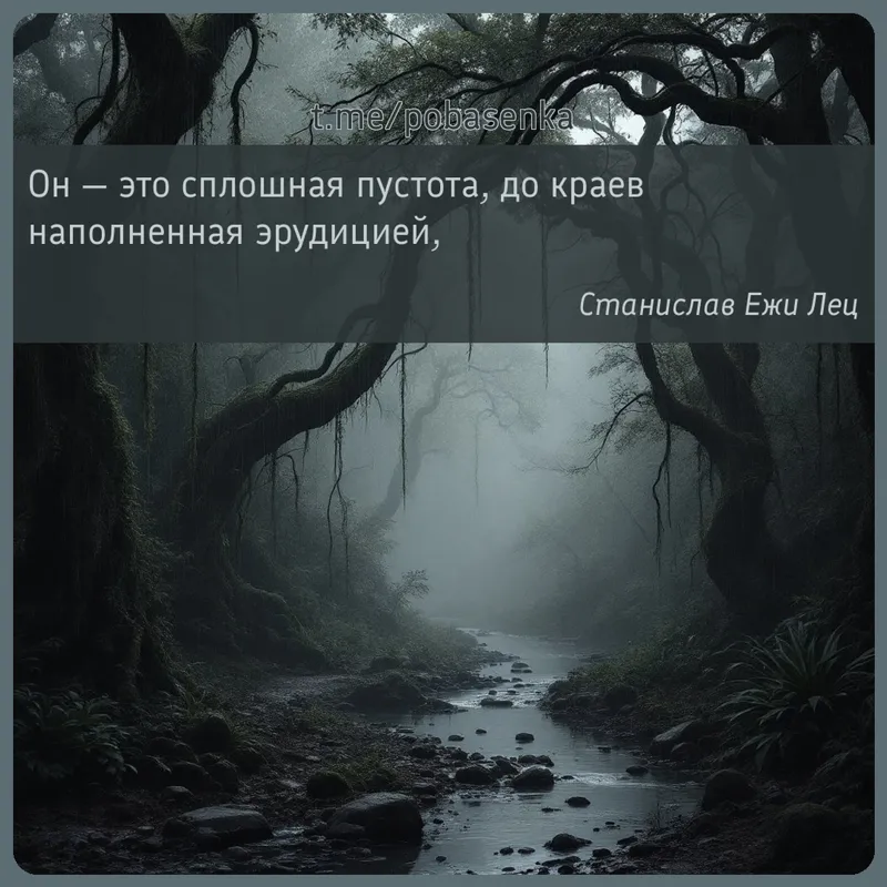 «Он — это сплошная пустота, до краев наполненная...» height="550" width="550"