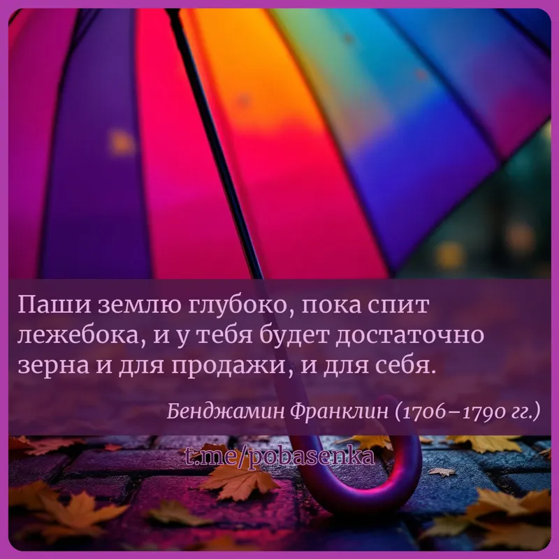 «Паши землю глубоко, пока спит лежебока, и у тебя будет достаточно зерна и для продажи, и для...» height="550" width="550"