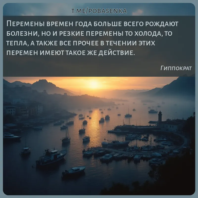 «Перемены времен года больше всего рождают болезни, но и резкие перемены то холода, то тепла, а также все прочее в течении...» height="550" width="550"
