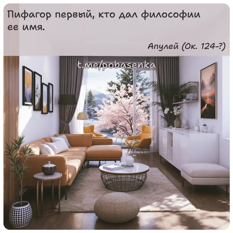 «Пифагор первый, кто дал философии ее...» height="550" width="550"