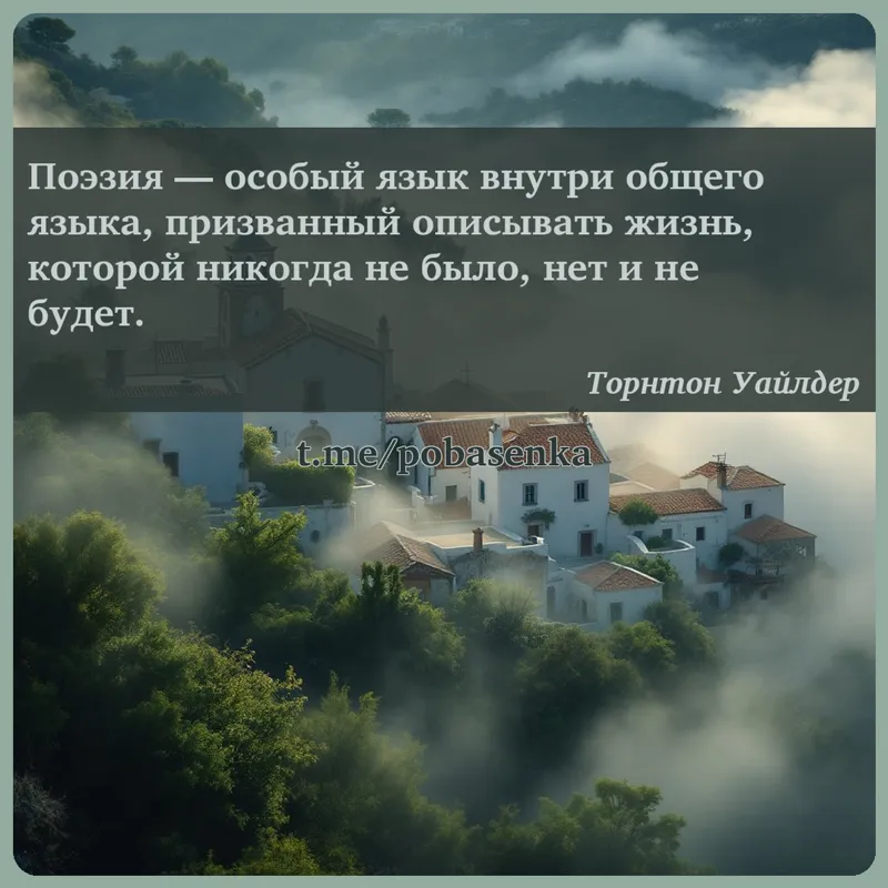 «Поэзия — особый язык внутри общего языка, призванный описывать жизнь, которой никогда не было, нет и не...» height="550" width="550"