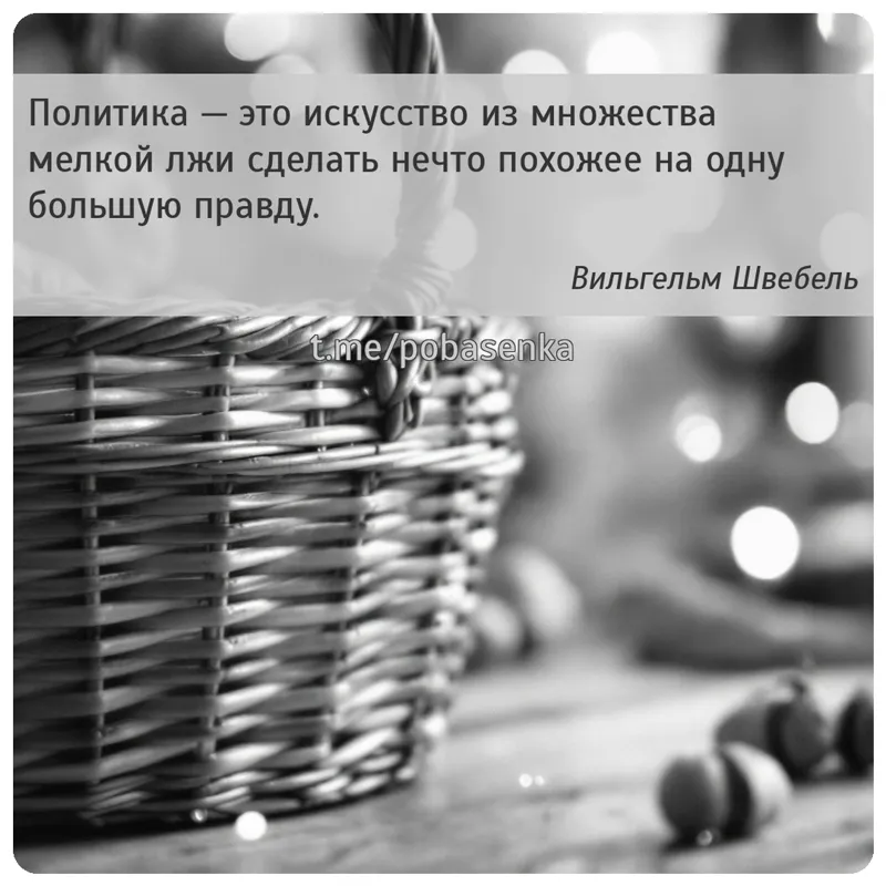 «Политика — это искусство из множества мелкой лжи сделать нечто похожее на одну большую...» height="550" width="550"