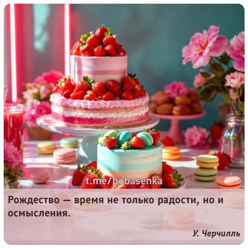 «Рождество — время не только радости, но и...» height="550" width="550"