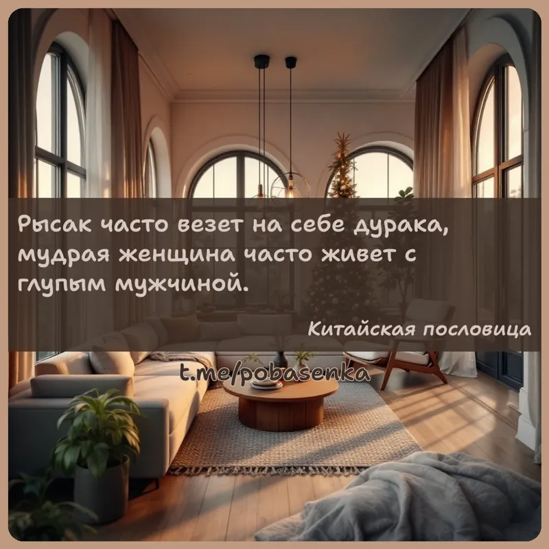 «Рысак часто везет на себе дурака, мудрая женщина часто живет с глупым...» height="550" width="550"