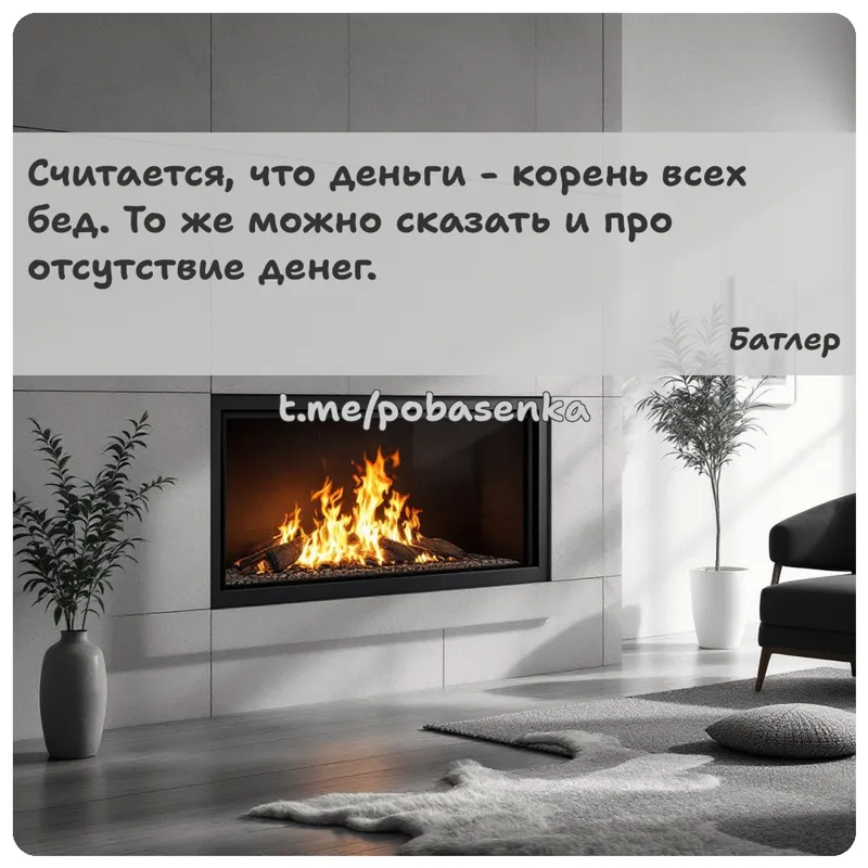 «Считается, что деньги корень всех бед. То же можно сказать и про отсутствие...» height="550" width="550"