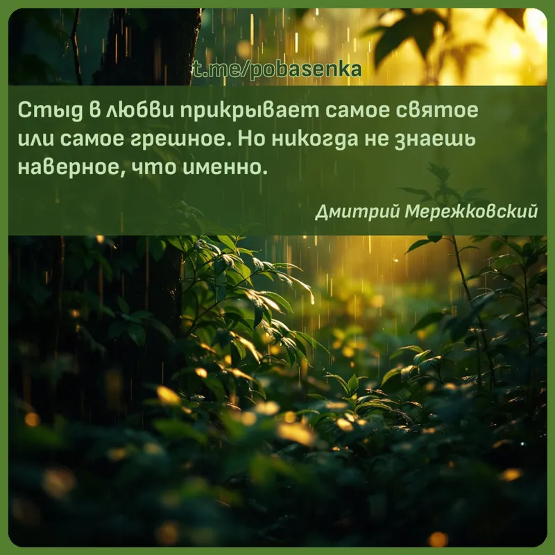 «Стыд в любви прикрывает самое святое или самое грешное. Но никогда не знаешь наверное, что...» height="550" width="550"
