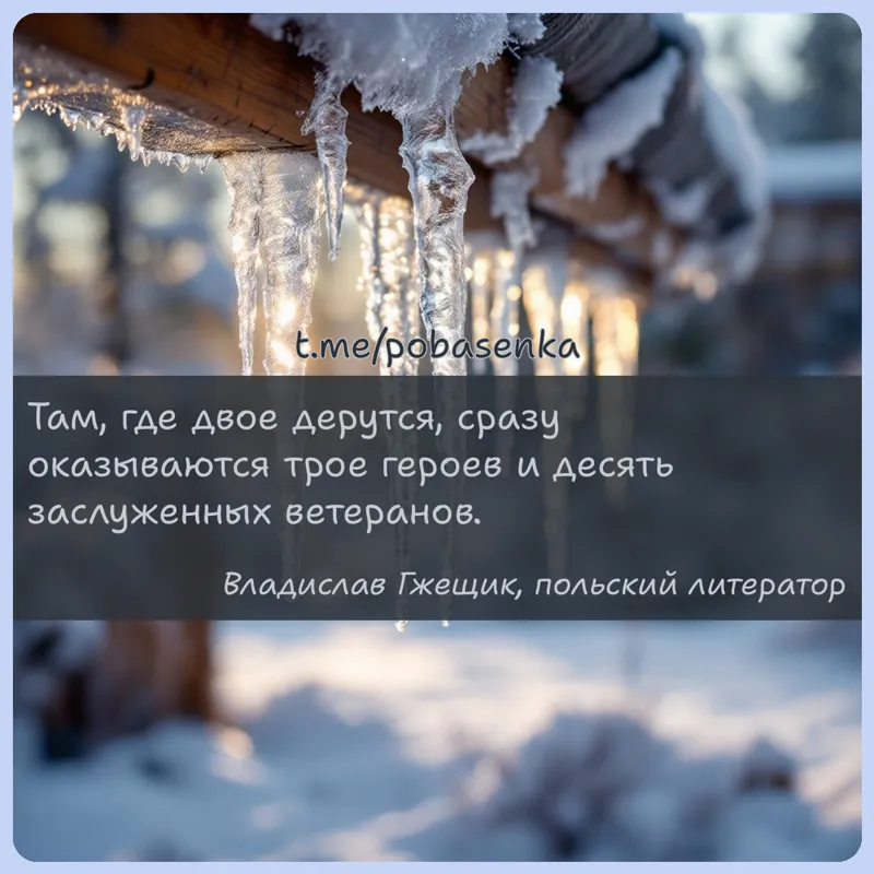 «Там, где двое дерутся, сразу оказываются трое героев и десять заслуженных...» height="550" width="550"