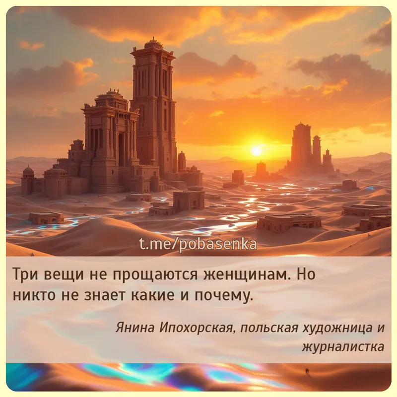 «Три вещи не прощаются женщинам. Но никто не знает какие и...» height="550" width="550"